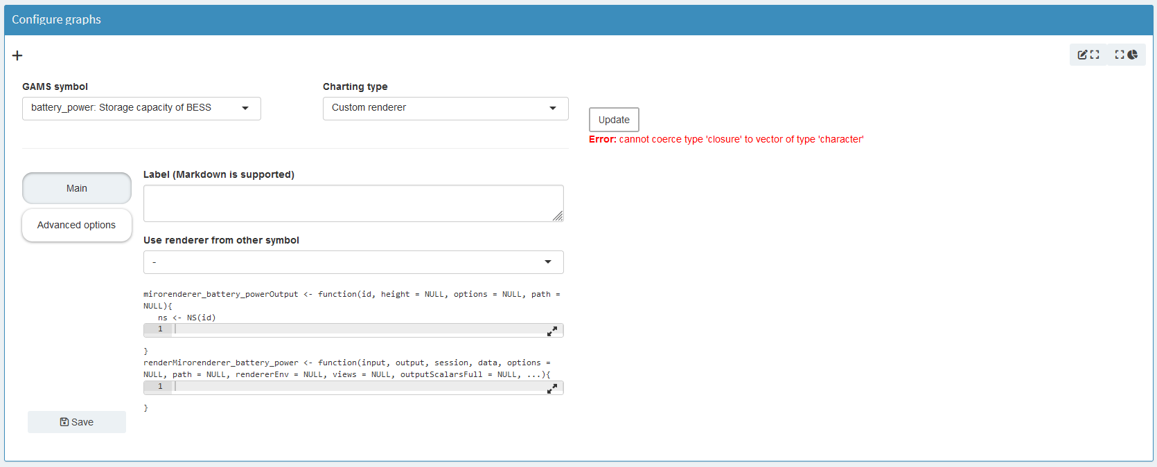 Result of pivot tool for Balance