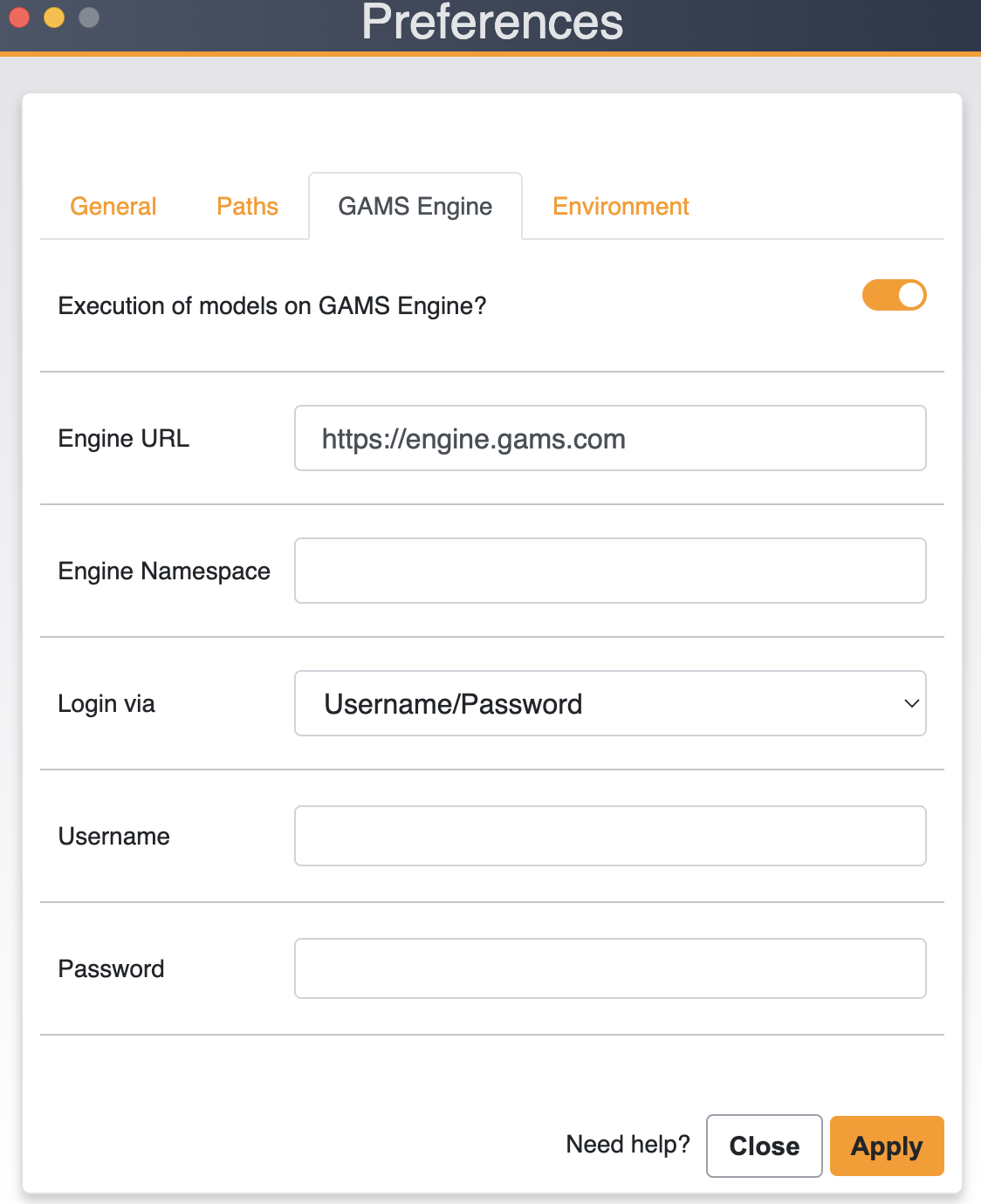 Enable remote execution